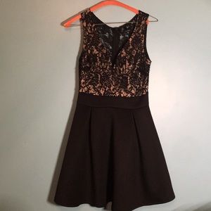 Fancy black lacy dress
